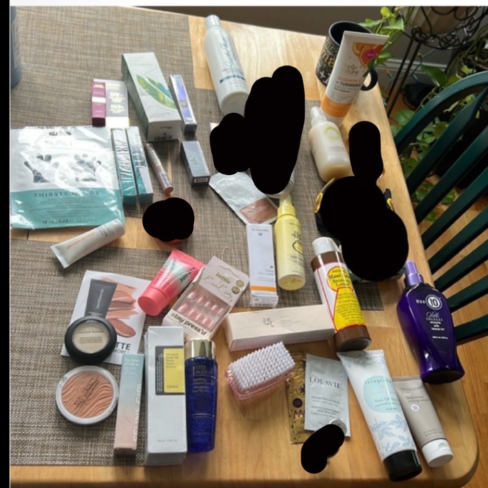 BUNDLE high end skincare and hair care seen here! MSRP estimated $500